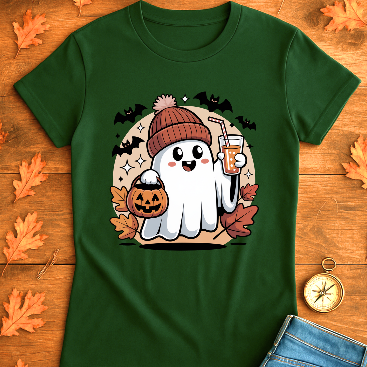 Ghost Beanie T-Shirt