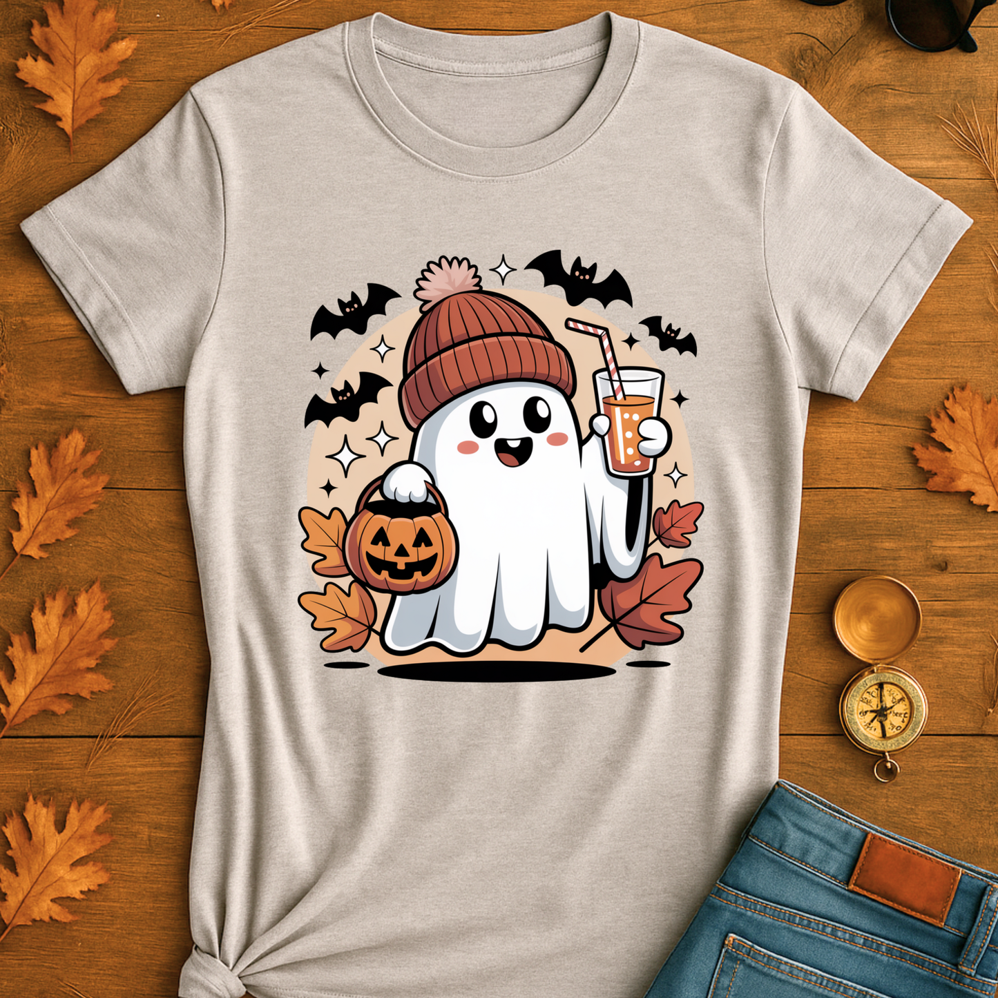 Ghost Beanie T-Shirt