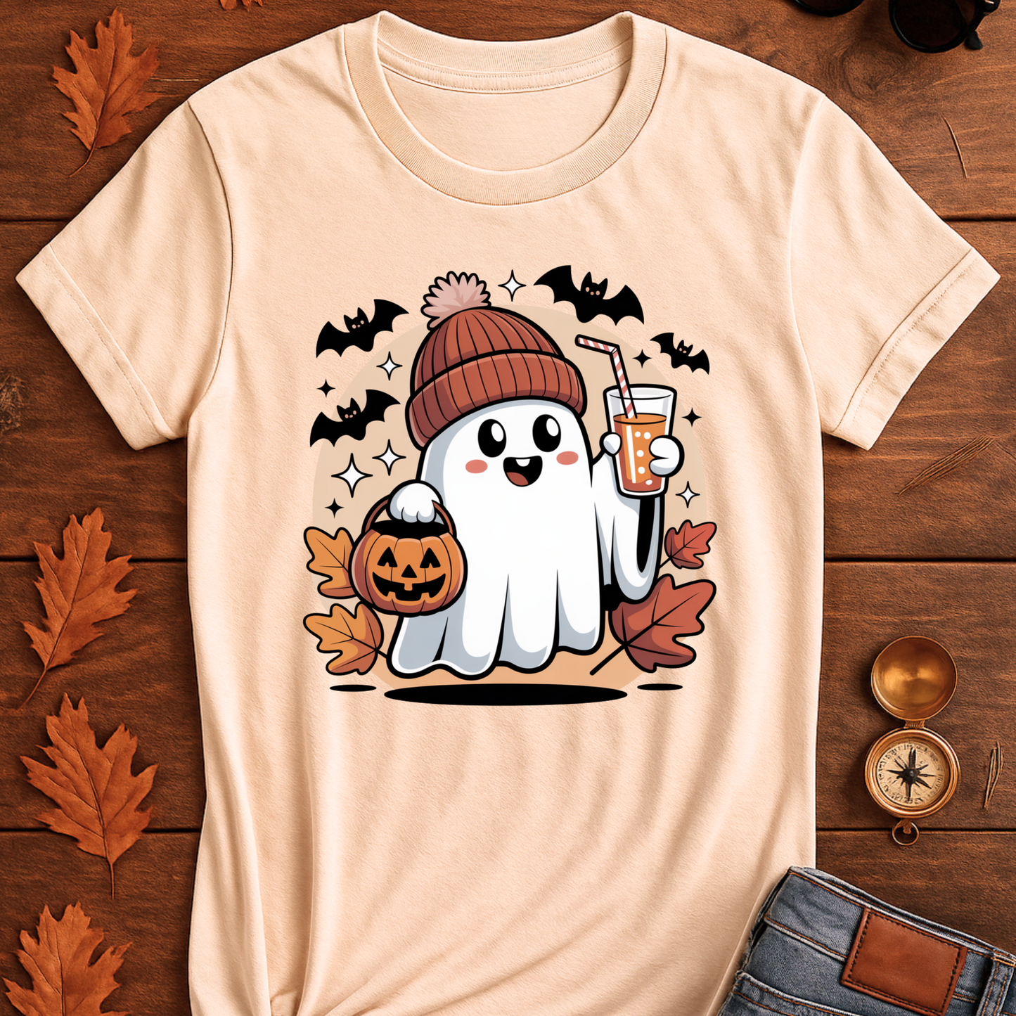 Ghost Beanie T-Shirt