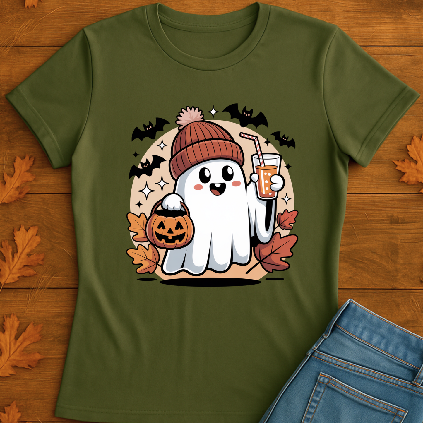 Ghost Beanie T-Shirt