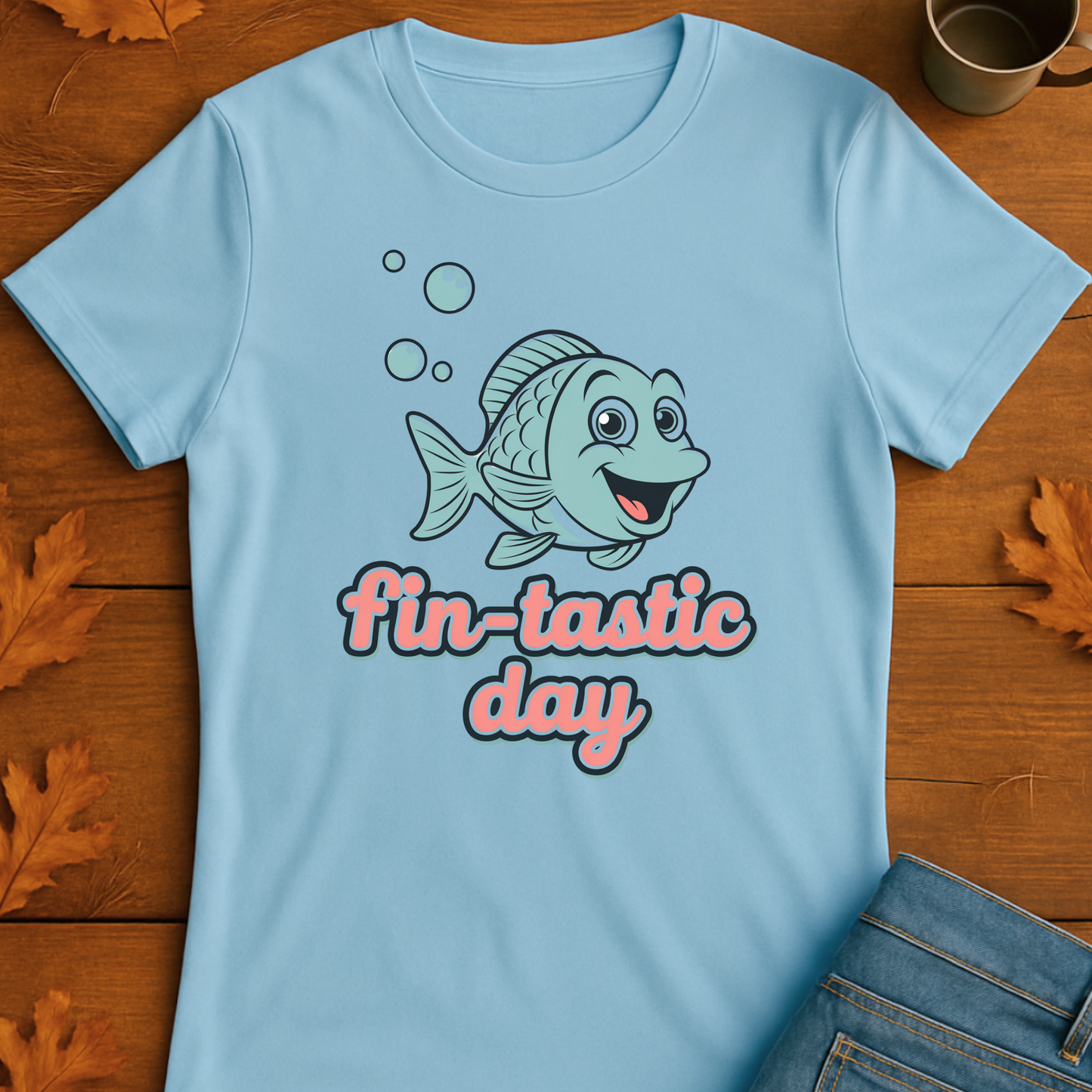 Funny Fish Fin-Tastic Day Unisex T-Shirt