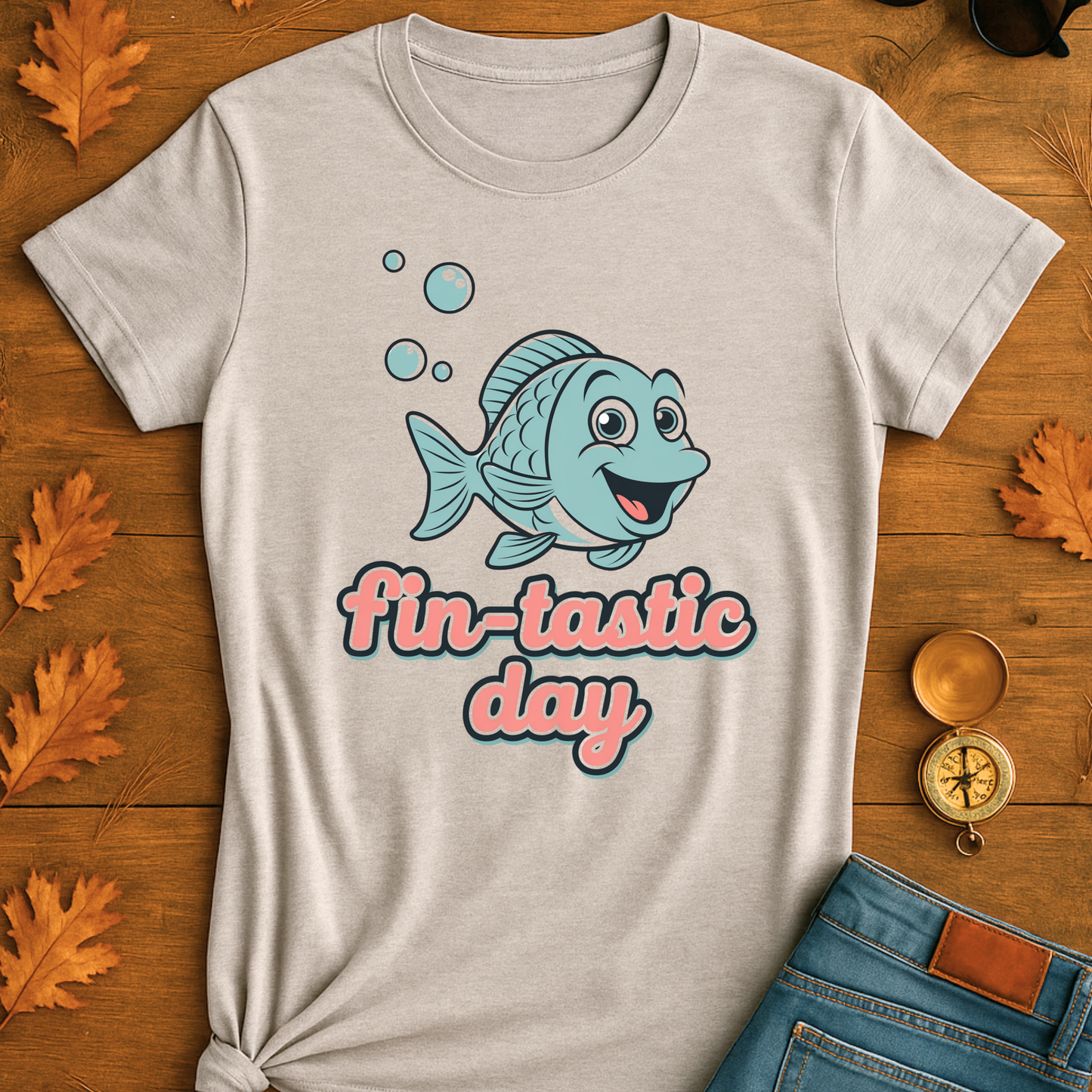 Funny Fish Fin-Tastic Day Unisex T-Shirt