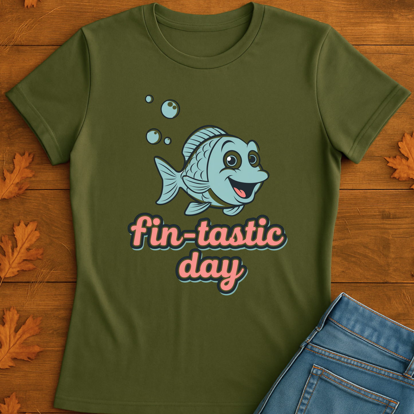 Funny Fish Fin-Tastic Day Unisex T-Shirt