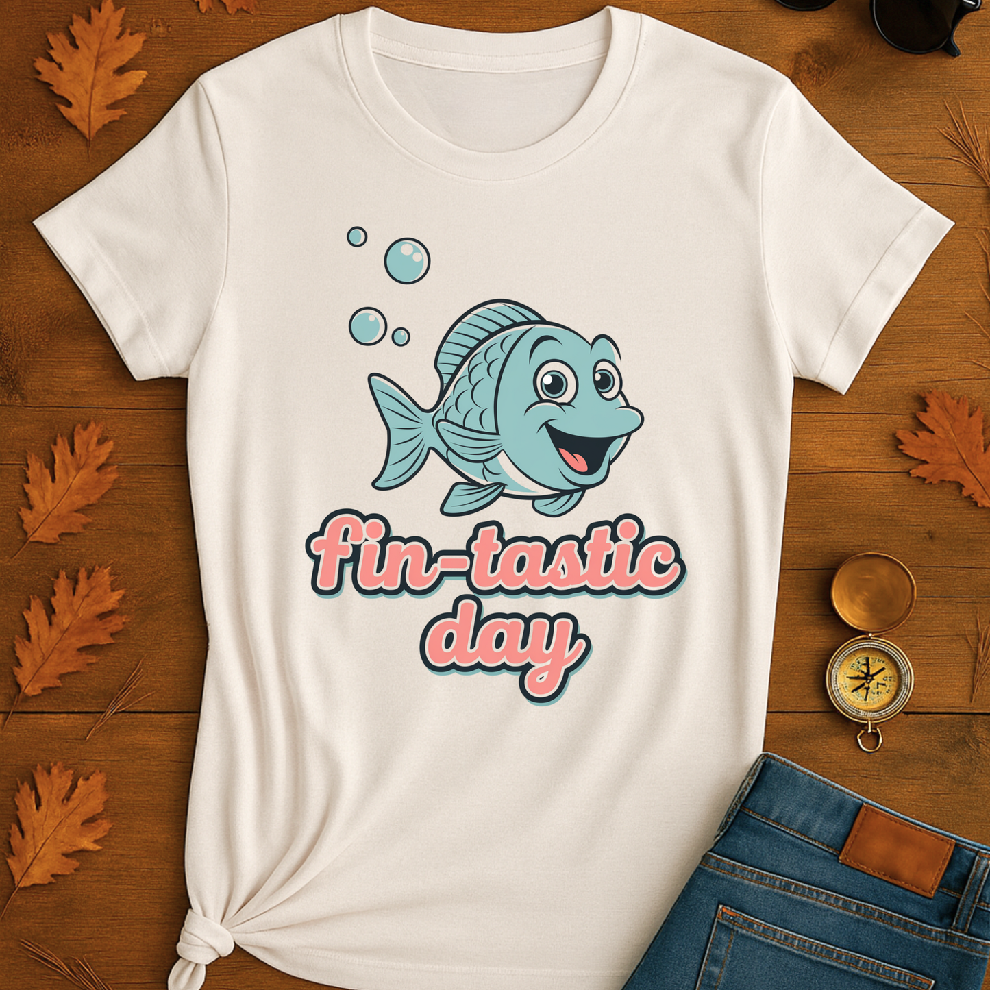 Funny Fish Fin-Tastic Day Unisex T-Shirt
