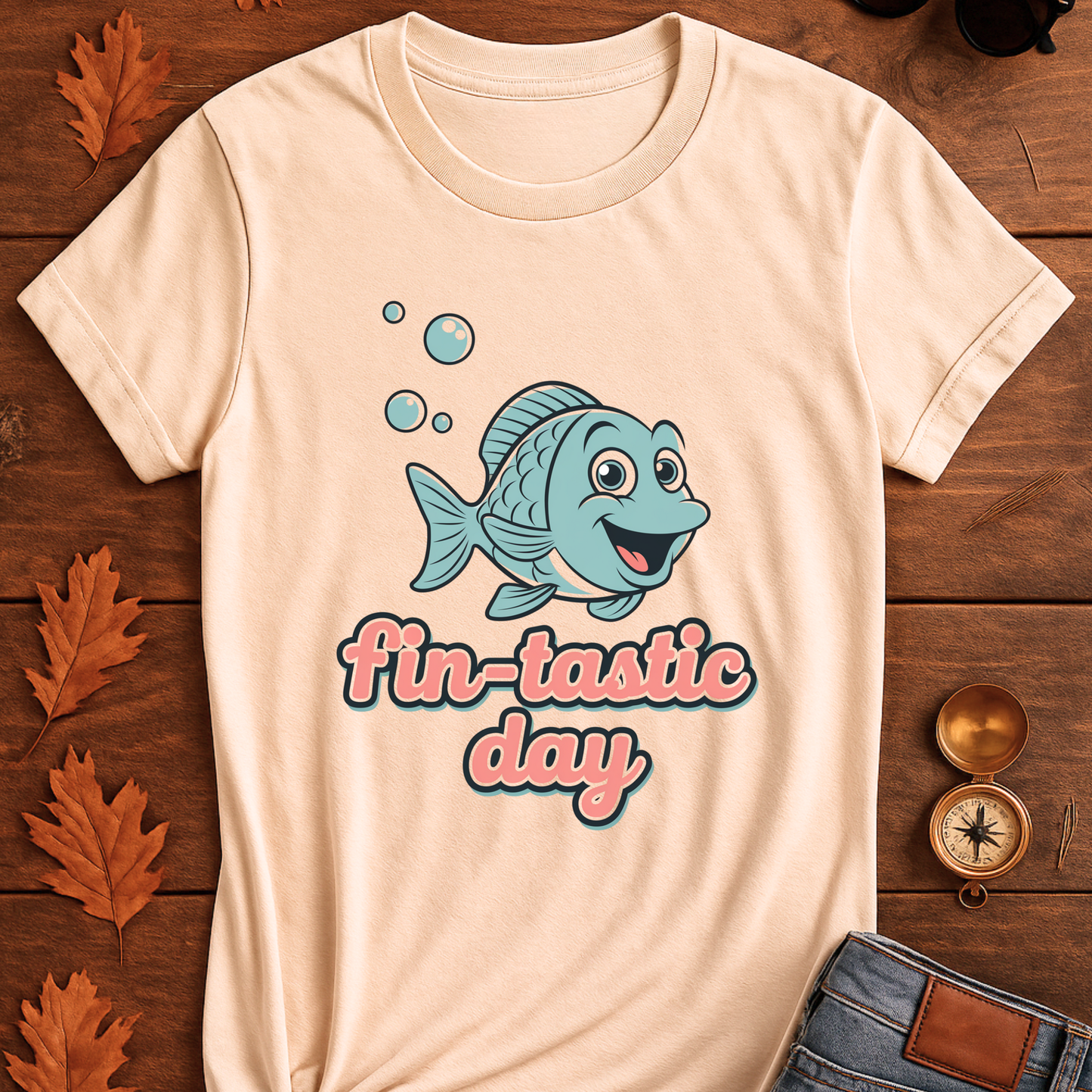Funny Fish Fin-Tastic Day Unisex T-Shirt