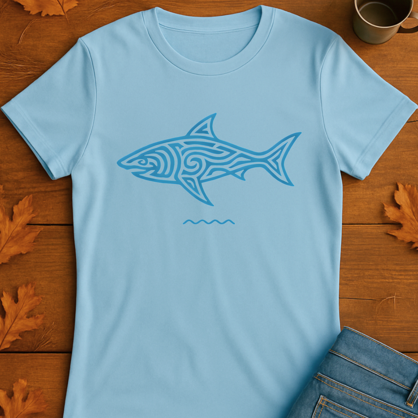 Tribal Shark T-Shirt