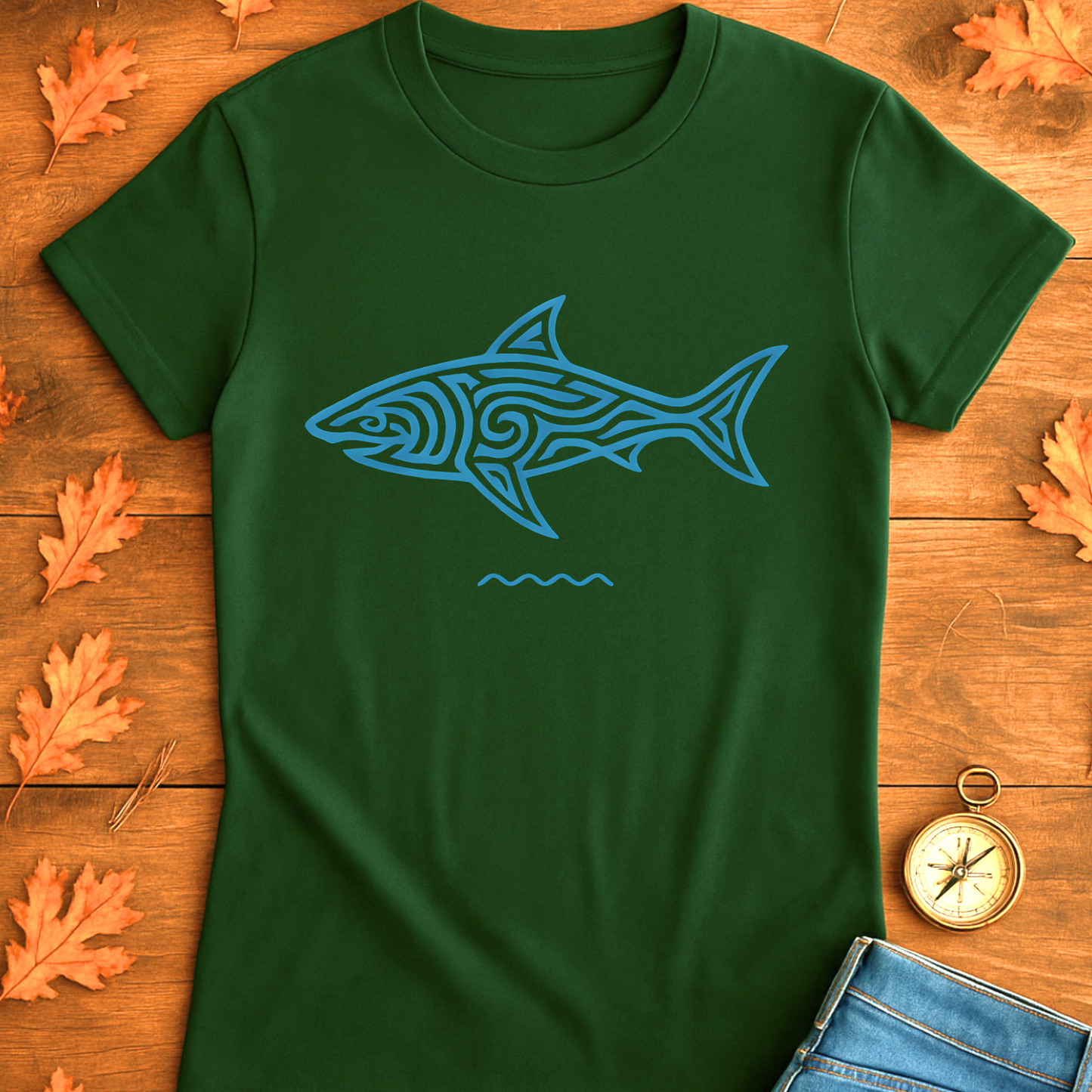 Tribal Shark T-Shirt