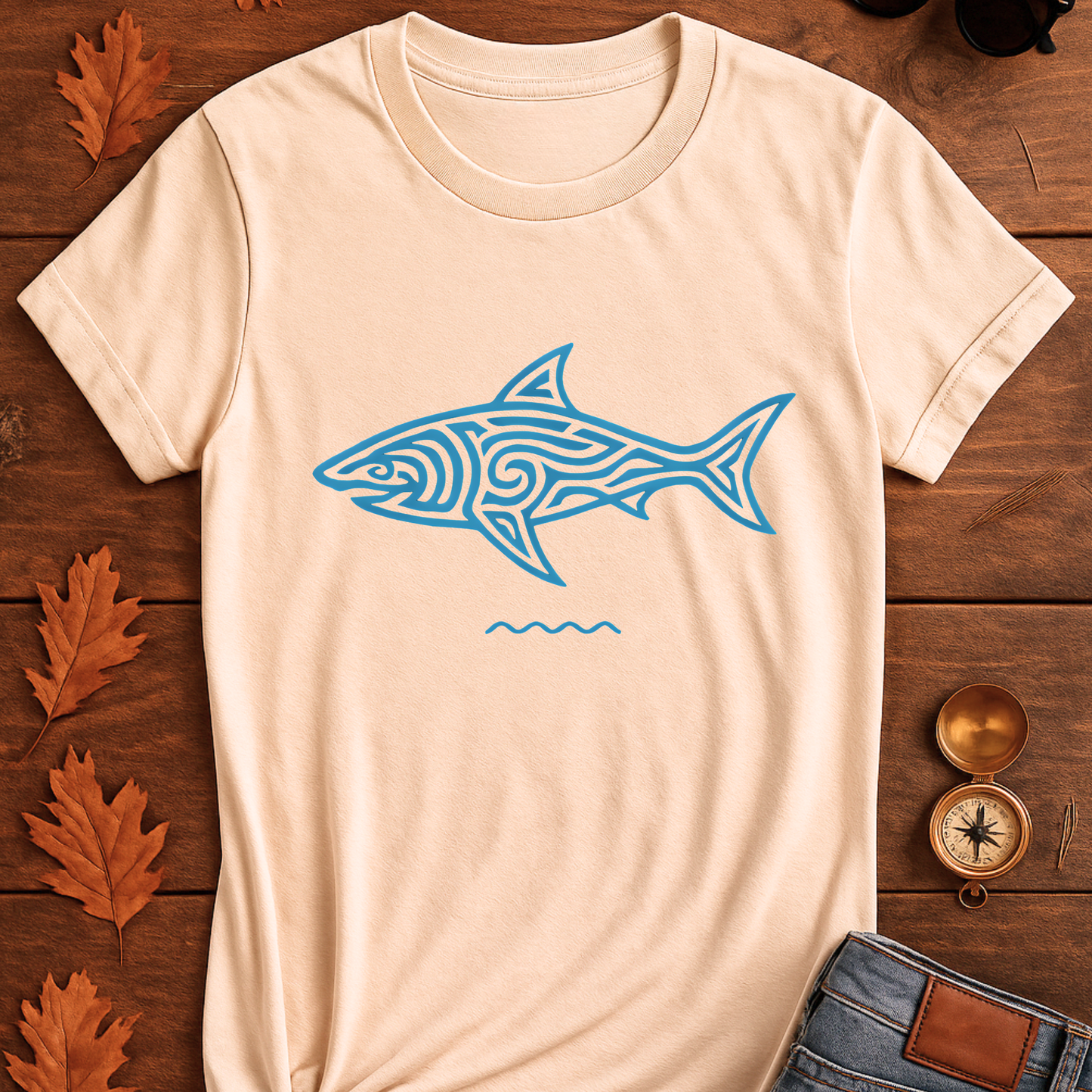 Tribal Shark T-Shirt