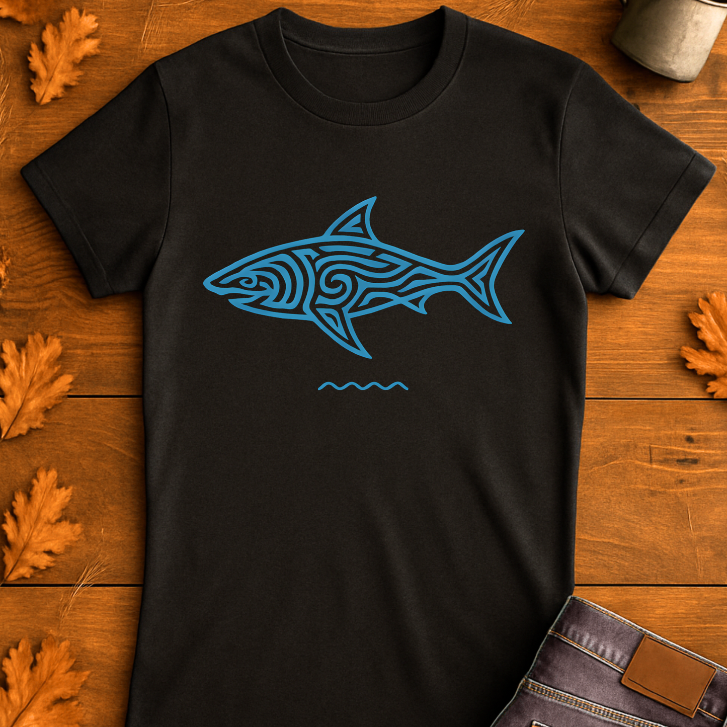 Tribal Shark T-Shirt