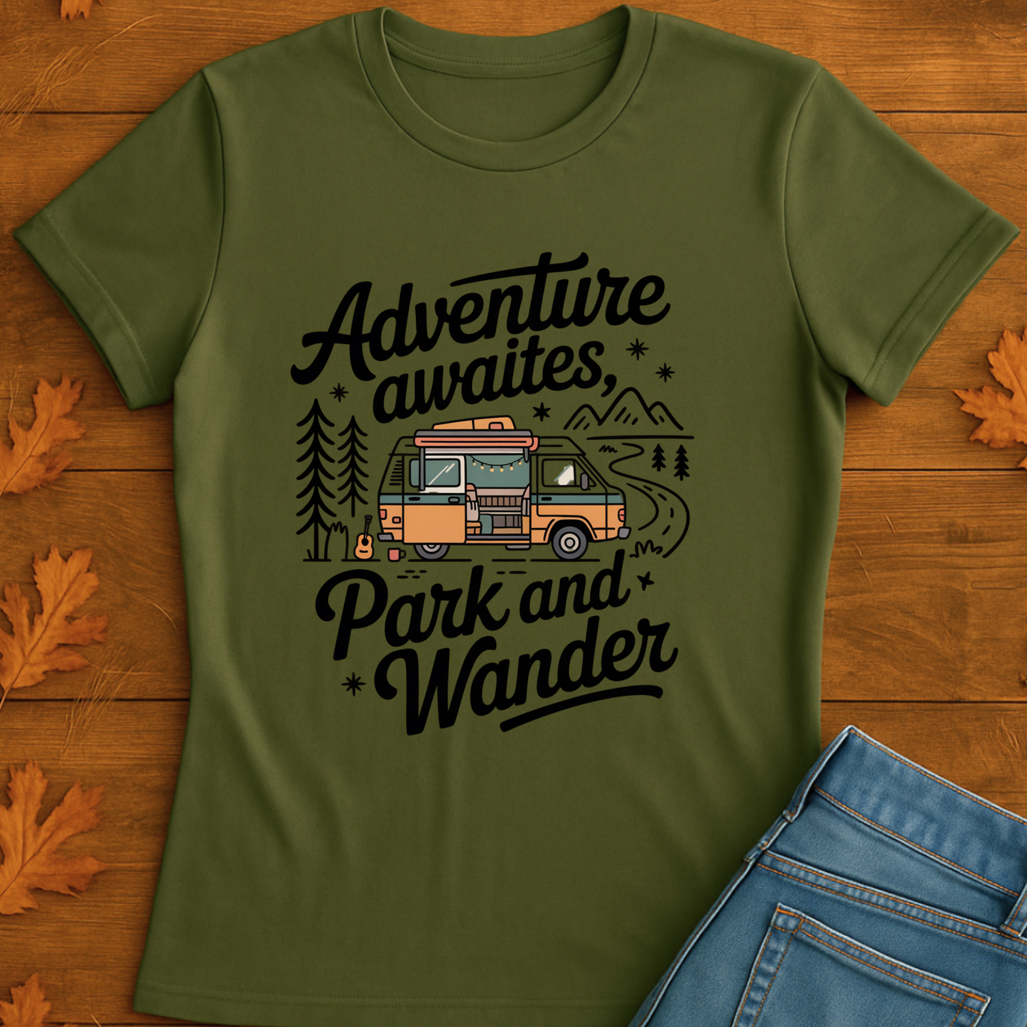 Adventure Awaits Park Wander Unisex T-Shirt