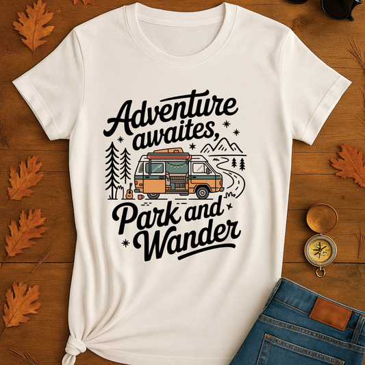 Adventure Awaits Park Wander Unisex T-Shirt