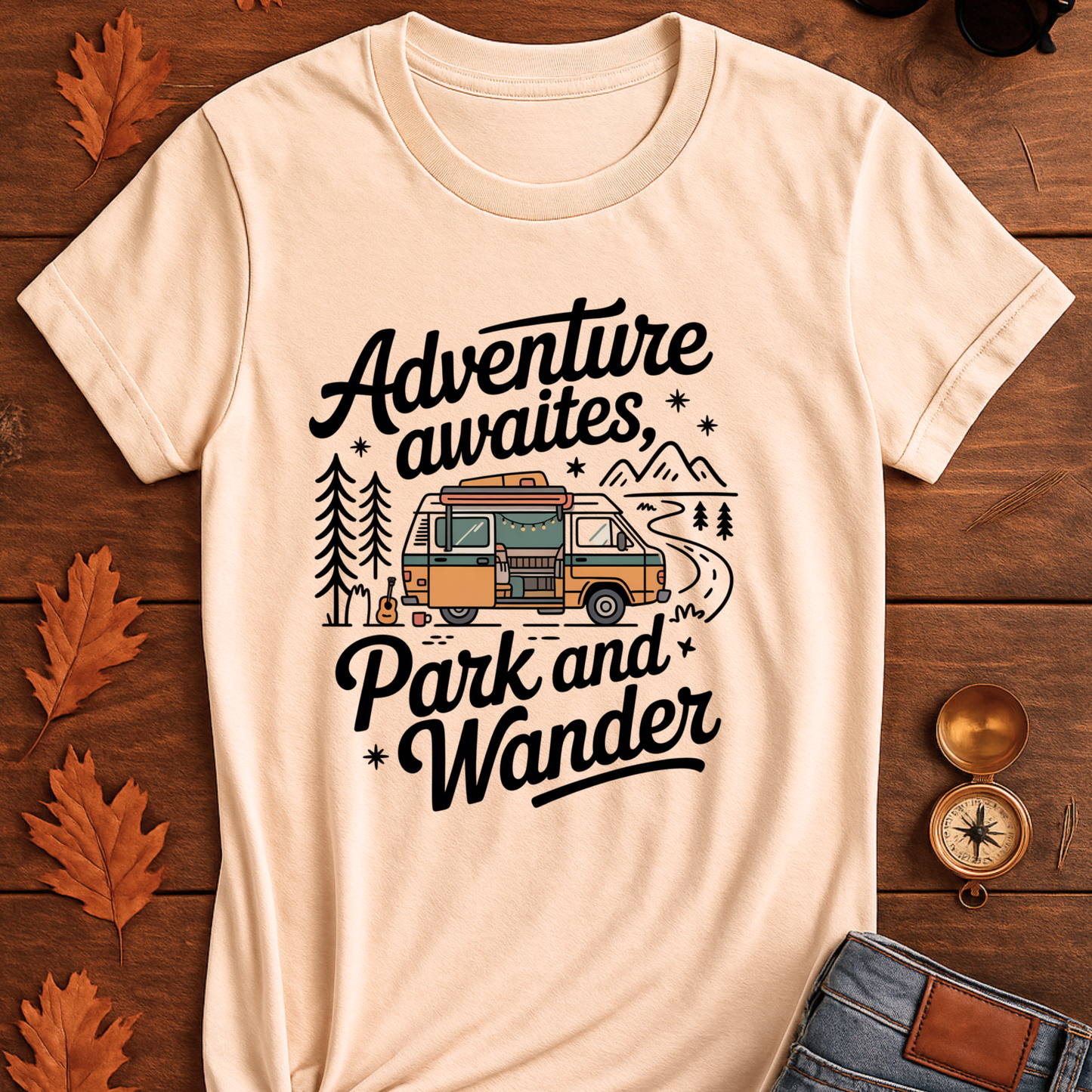 Adventure Awaits Park Wander Unisex T-Shirt
