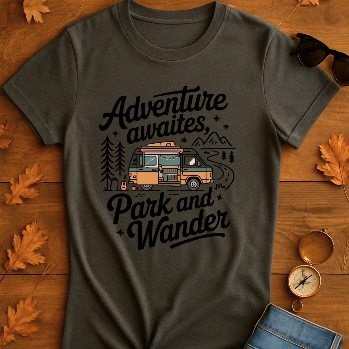 Adventure Awaits Park Wander Unisex T-Shirt
