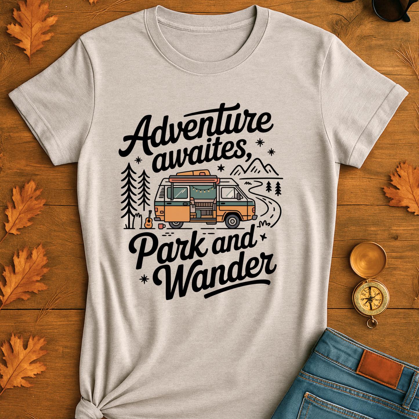 Adventure Awaits Park Wander Unisex T-Shirt