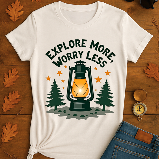 Adventure Glow Unisex Softstyle T-Shirt - Explore More Wilderness