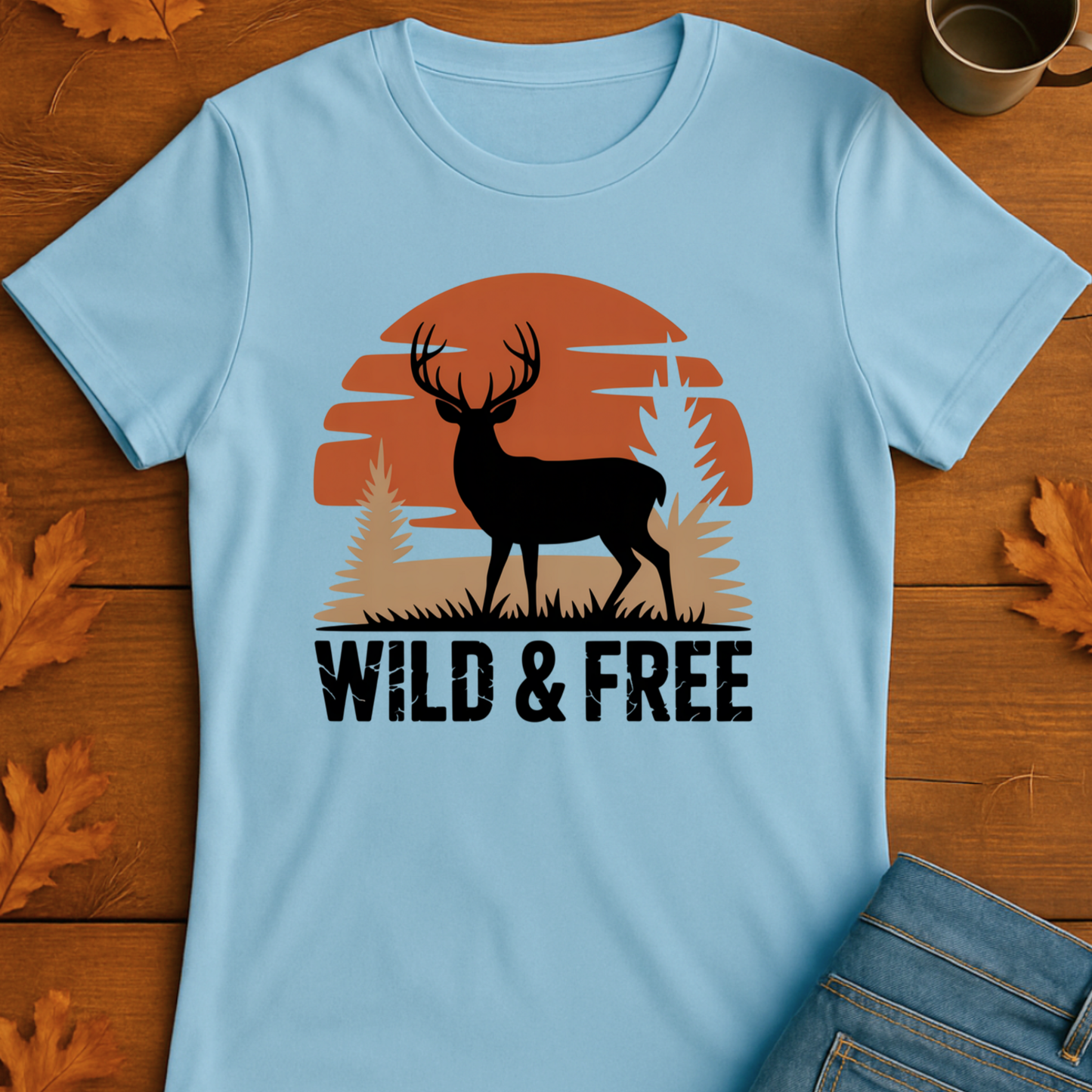 Sunset Deer Unisex T-Shirt