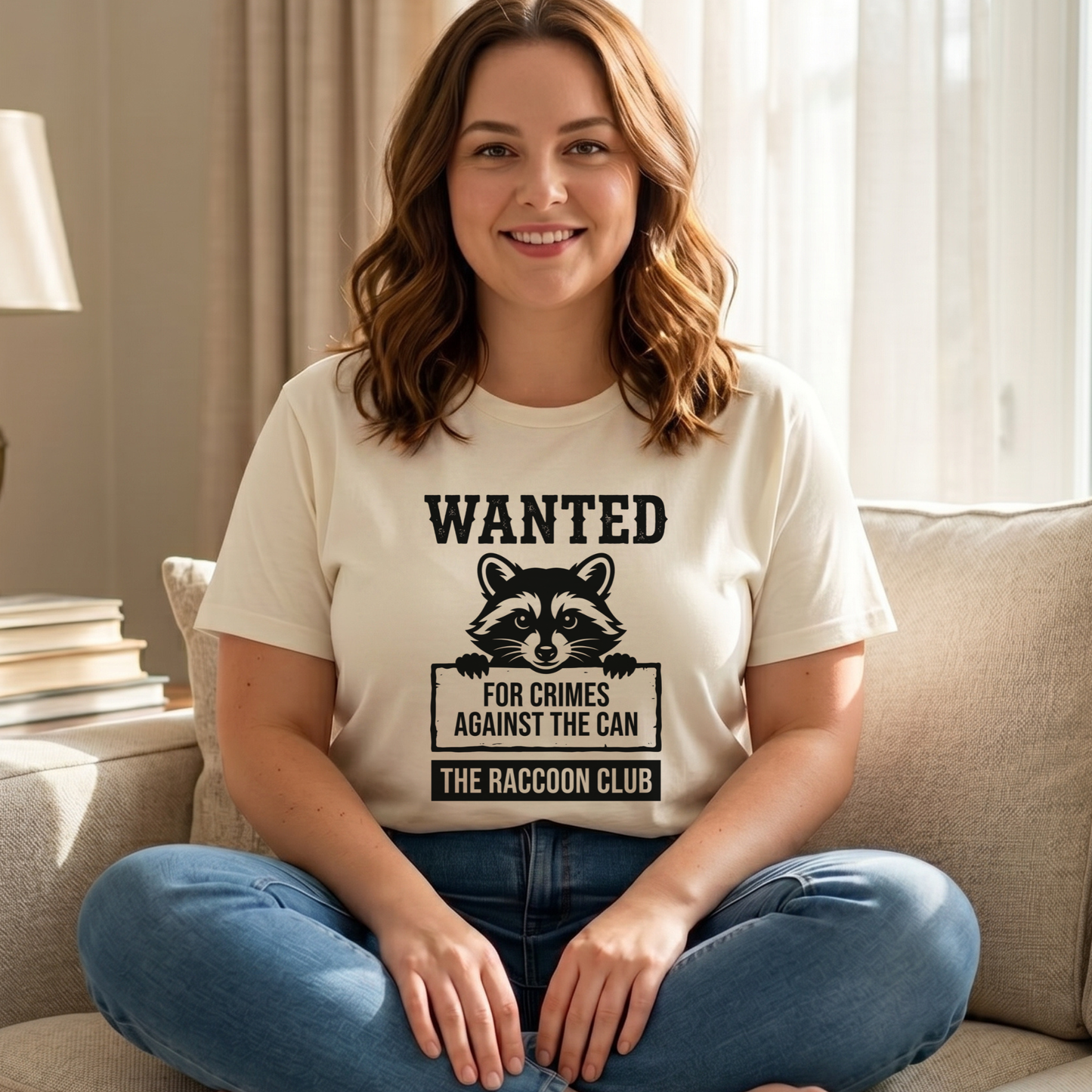 Wanted Raccoon T-Shirt