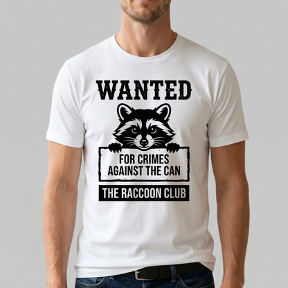 Wanted Raccoon T-Shirt