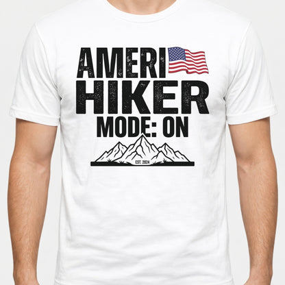 America Hiker Mode On T-Shirt