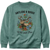 Antlers & Roses Sweatshirt