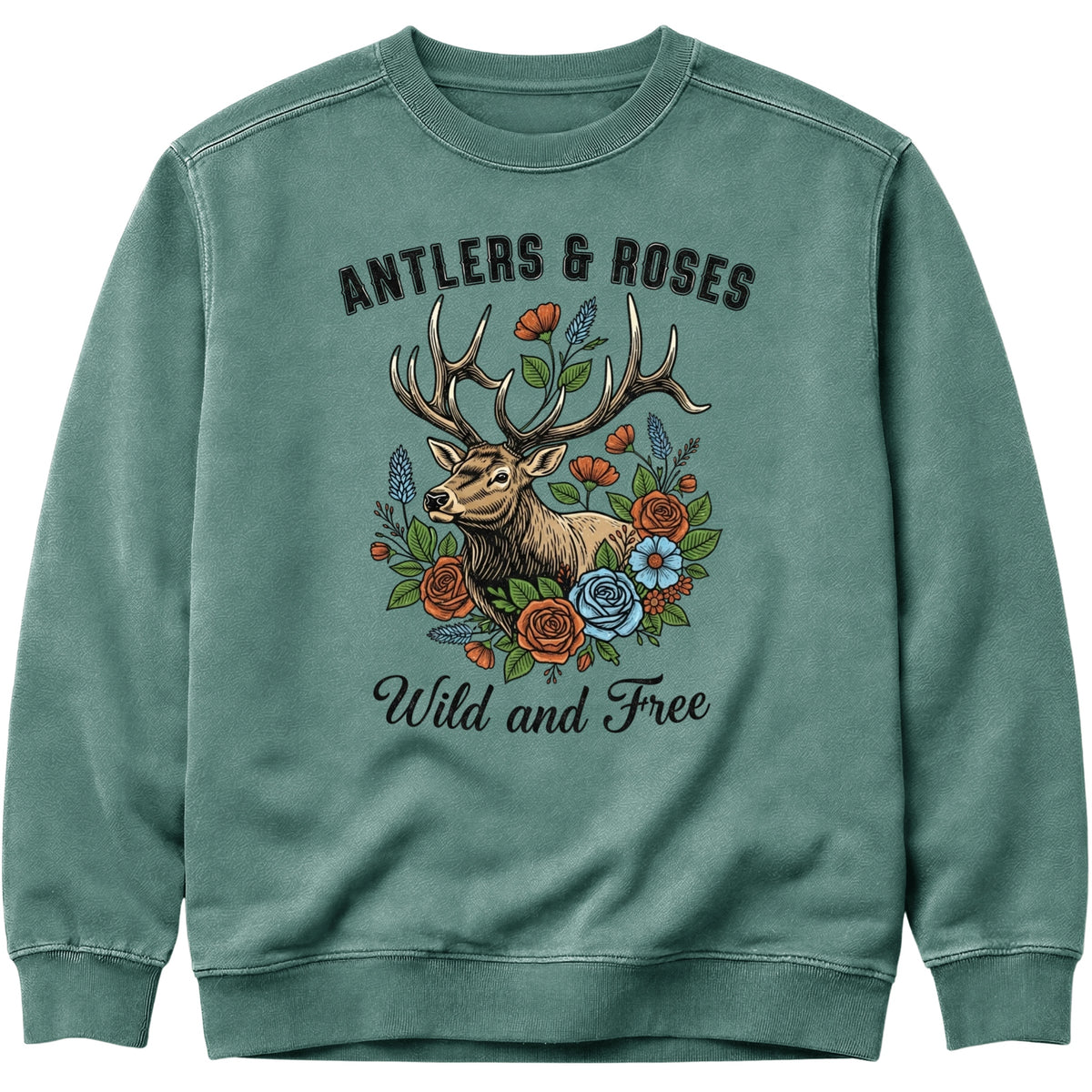 Antlers & Roses Sweatshirt
