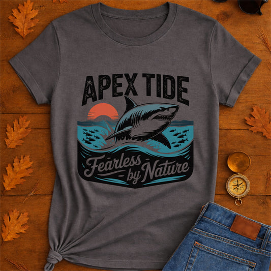 Shark Unisex T-Shirt - Fearless by Nature Design