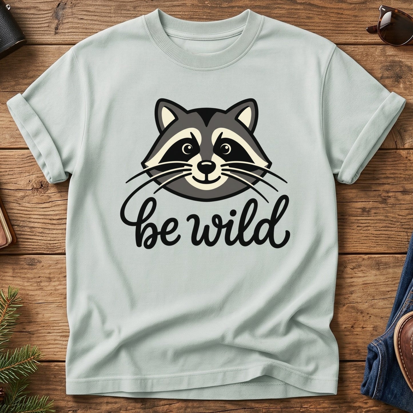 Be Wild Raccoon Tee