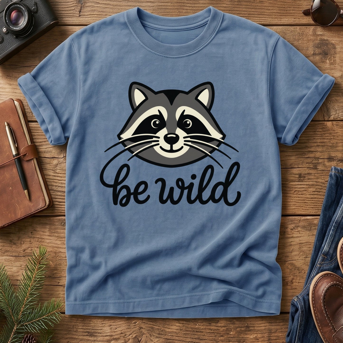 Be Wild Raccoon Tee