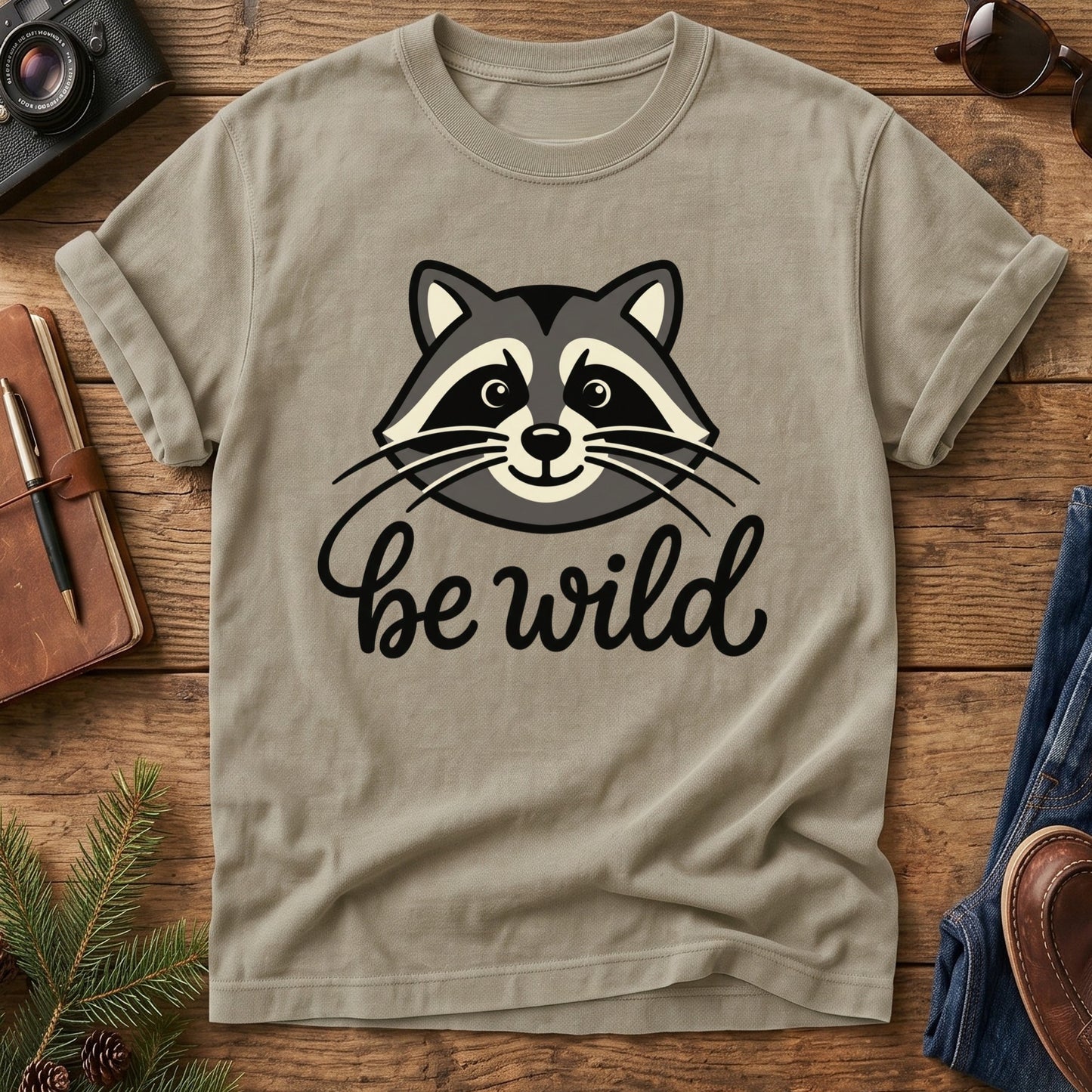 Be Wild Raccoon Tee