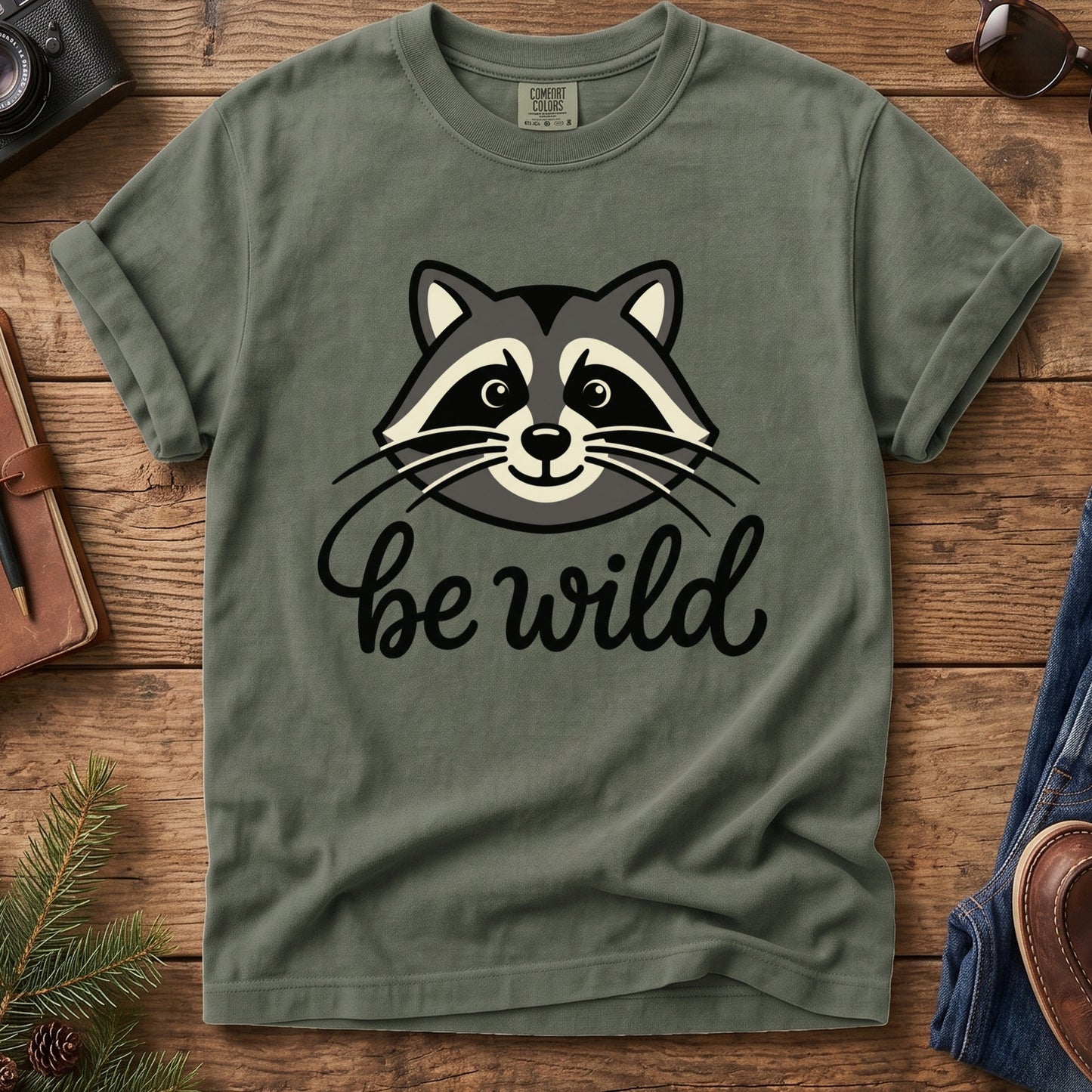 Be Wild Raccoon Tee