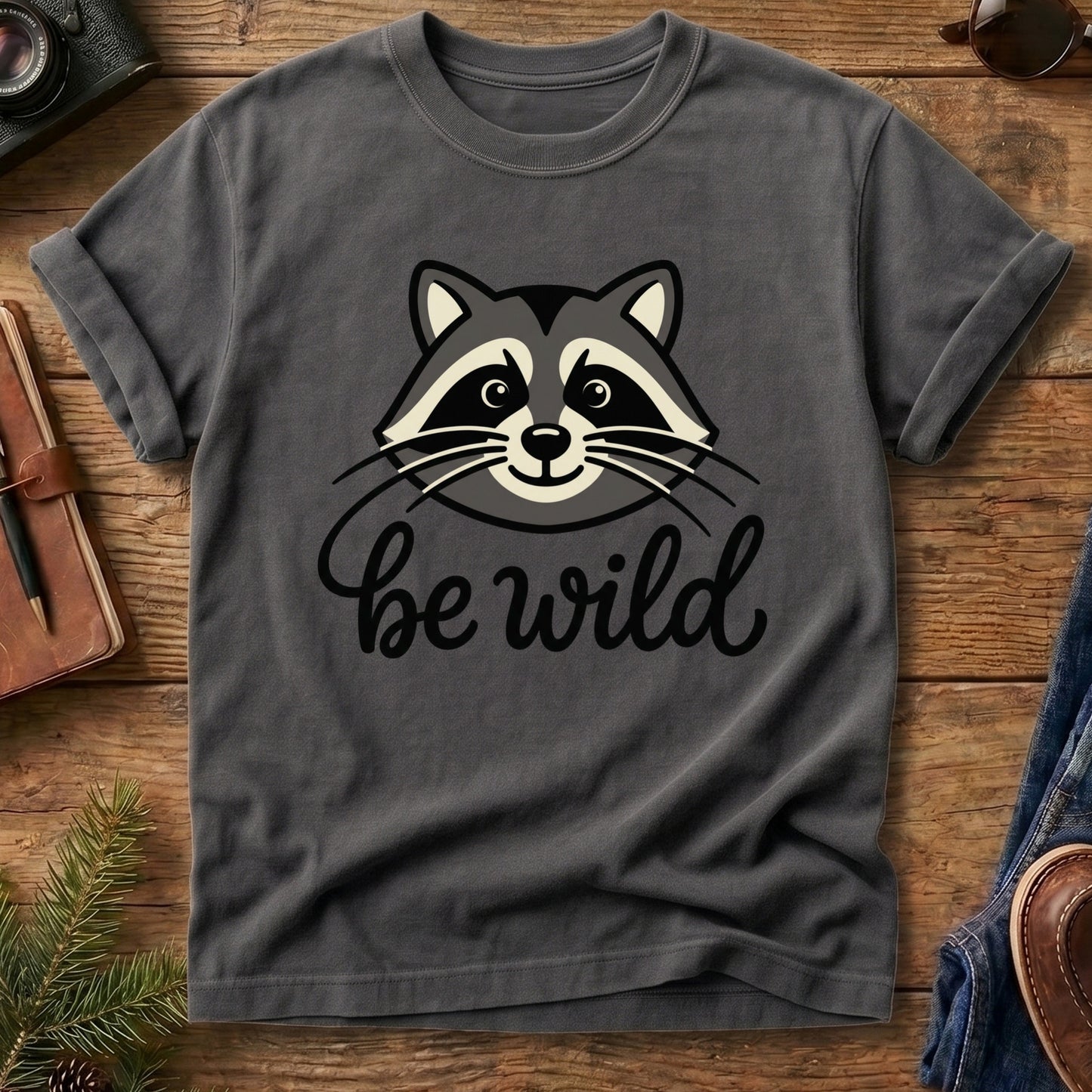 Be Wild Raccoon Tee