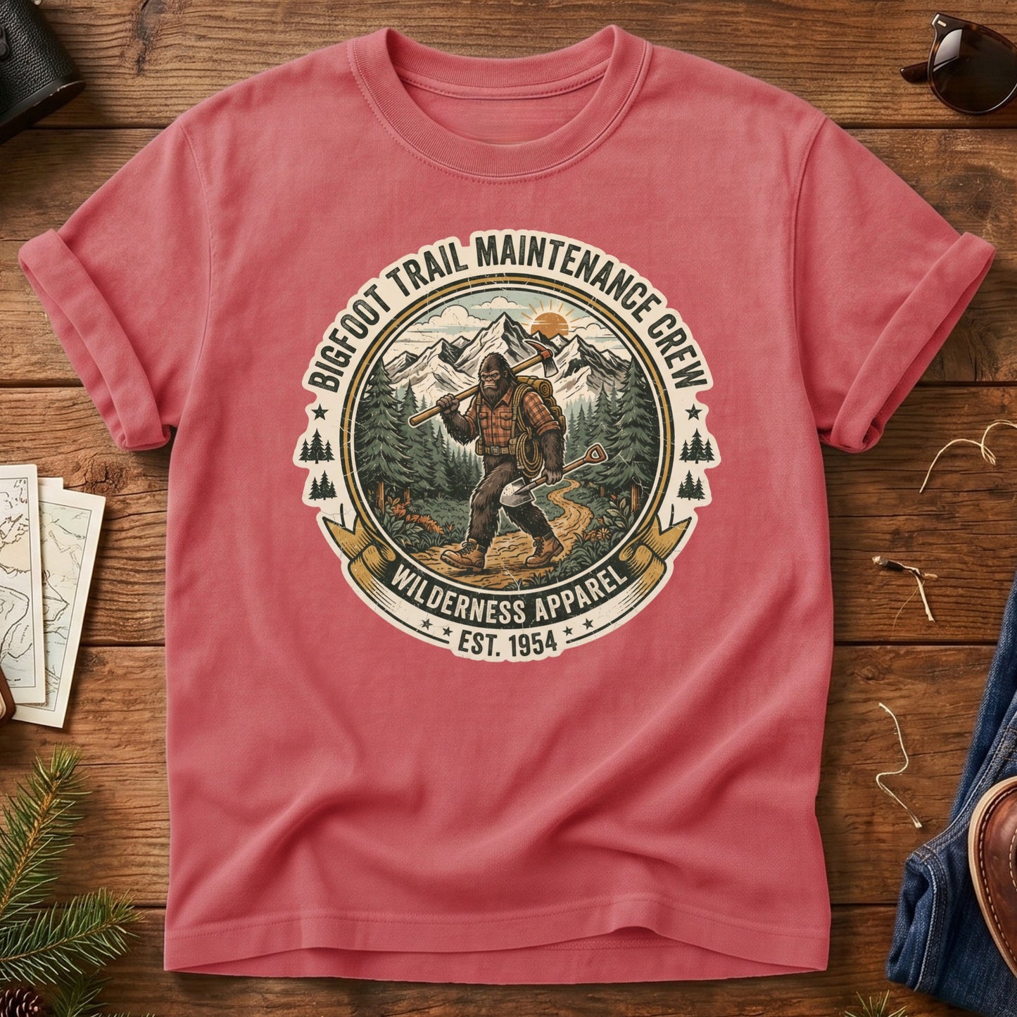 Bigfoot Trail Maintenance Crew Tee
