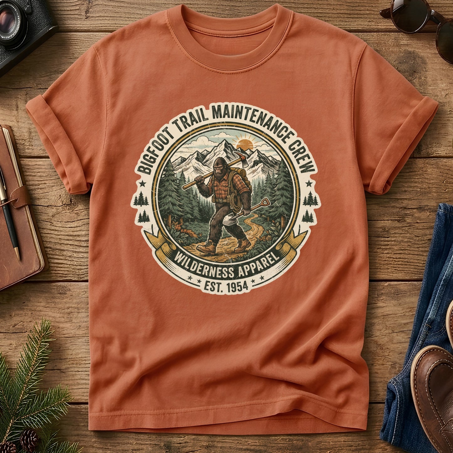 Bigfoot Trail Maintenance Crew Tee