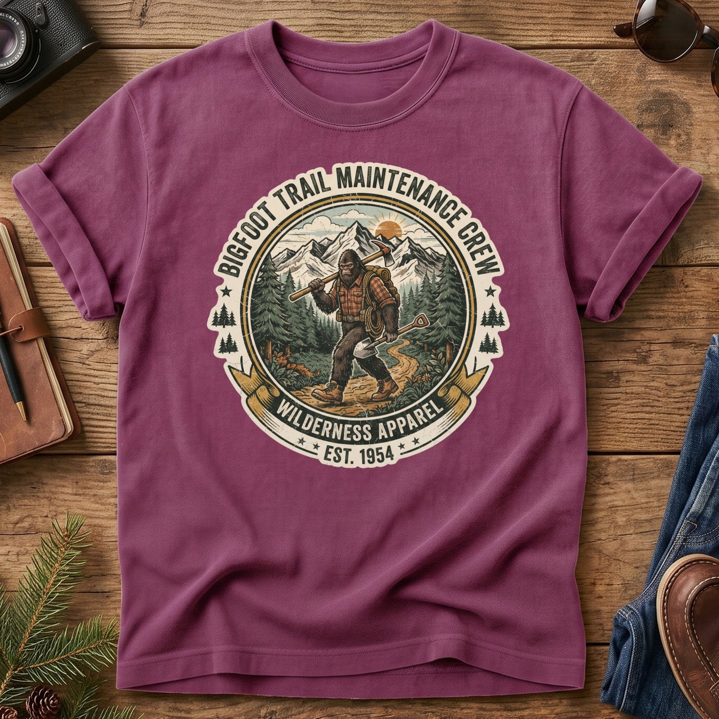 Bigfoot Trail Maintenance Crew Tee