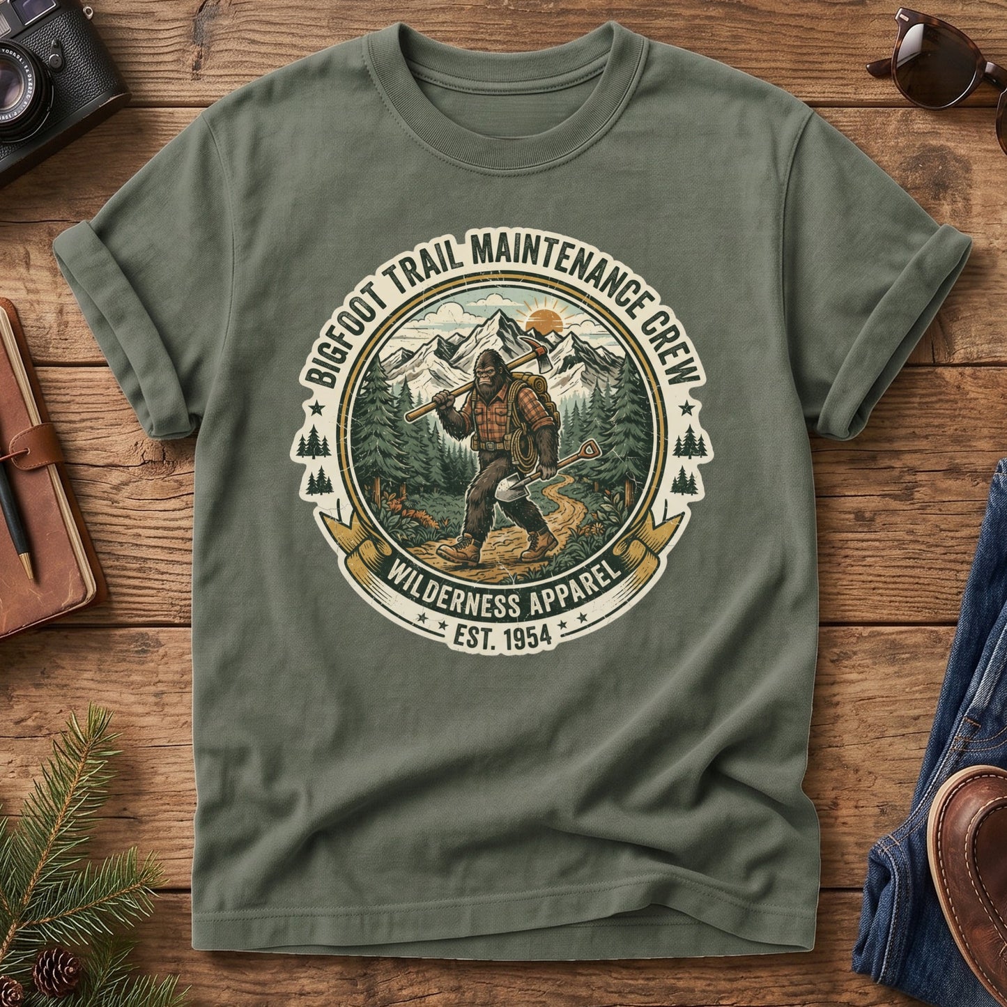 Bigfoot Trail Maintenance Crew Tee
