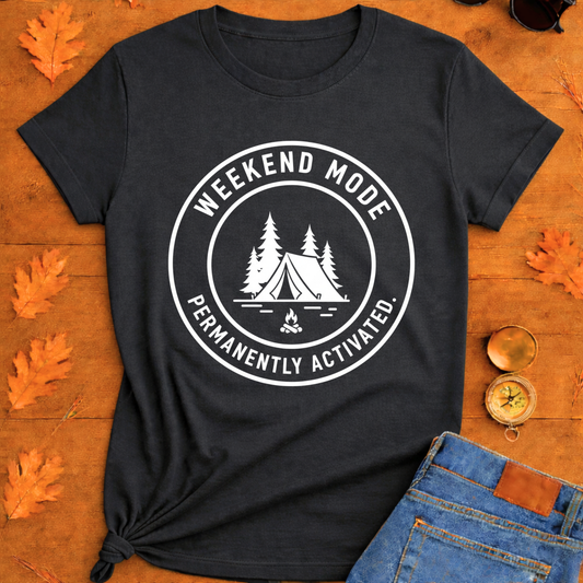 Weekend Mode Camping T-Shirt