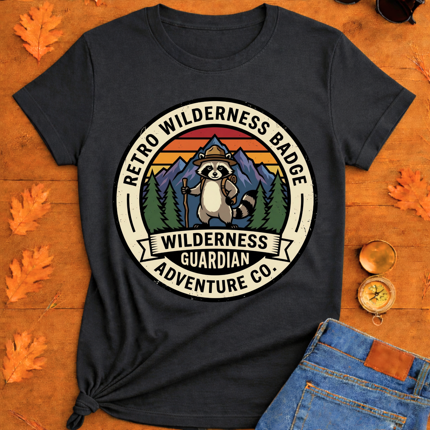 Retro Wilderness T-Shirt — Outdoor Hiking
