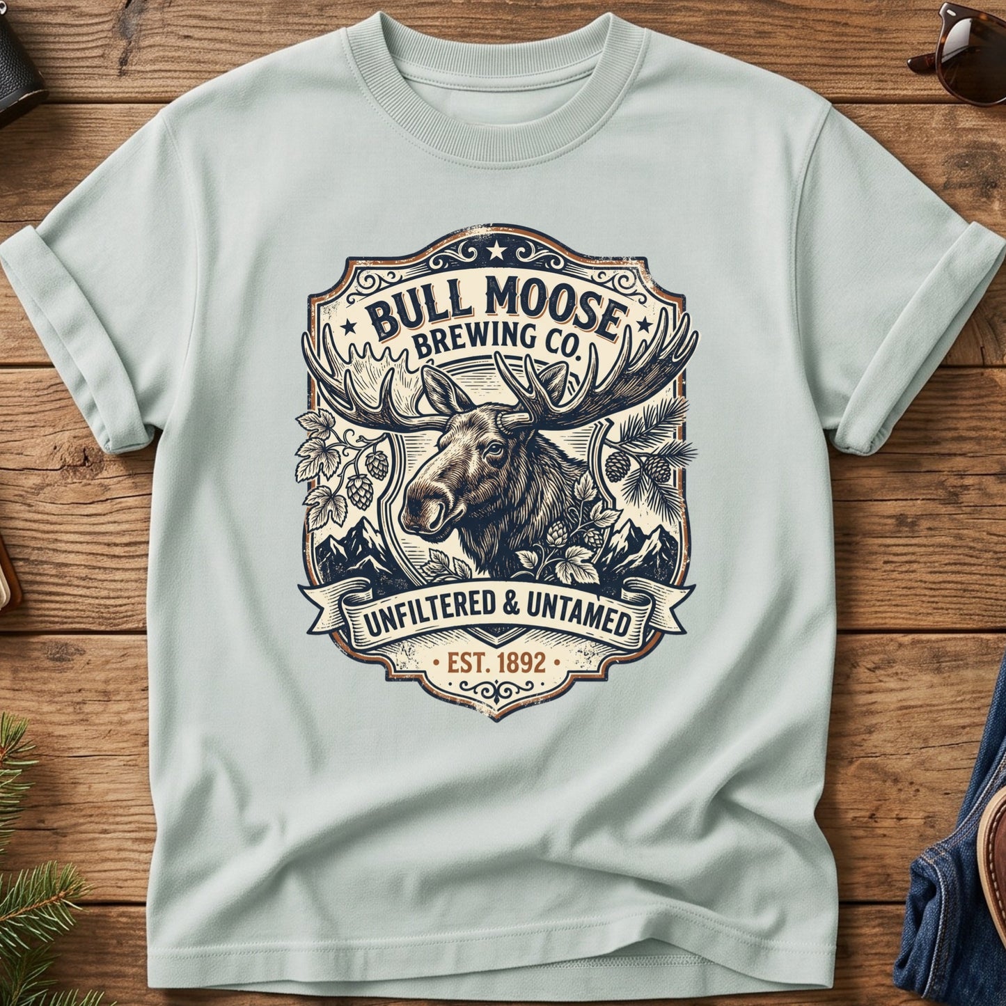 Bull Moose Brewing Co Tee