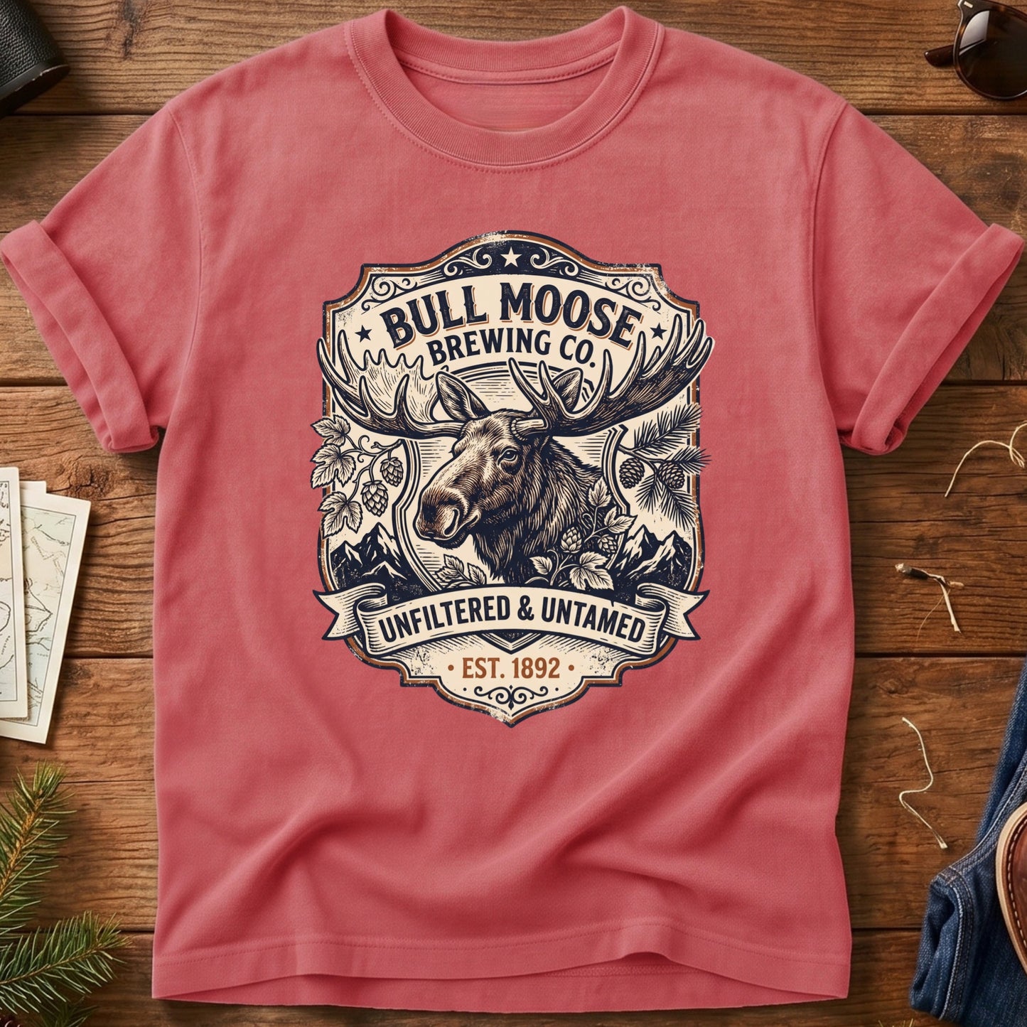 Bull Moose Brewing Co Tee