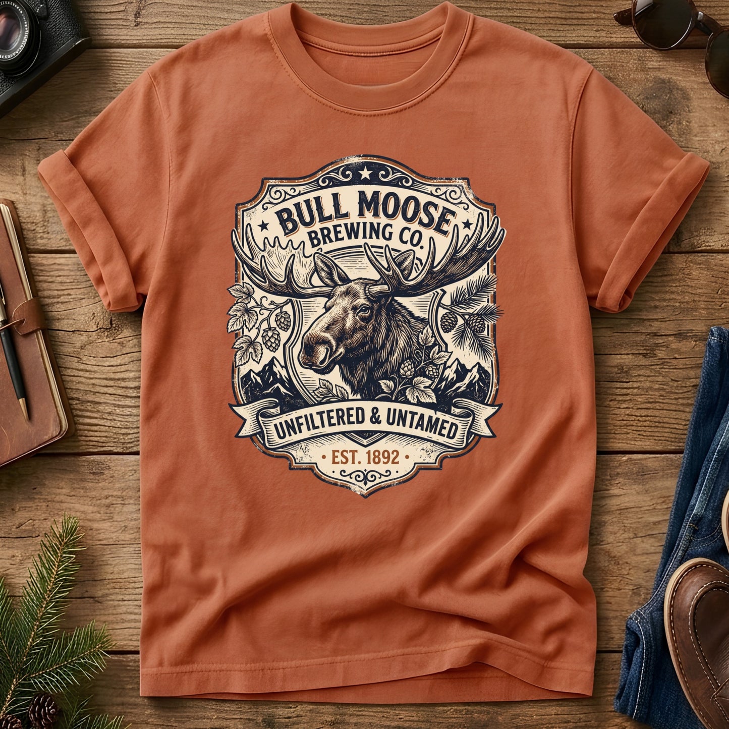Bull Moose Brewing Co Tee