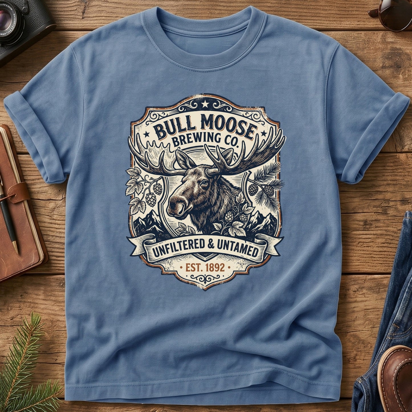 Bull Moose Brewing Co Tee