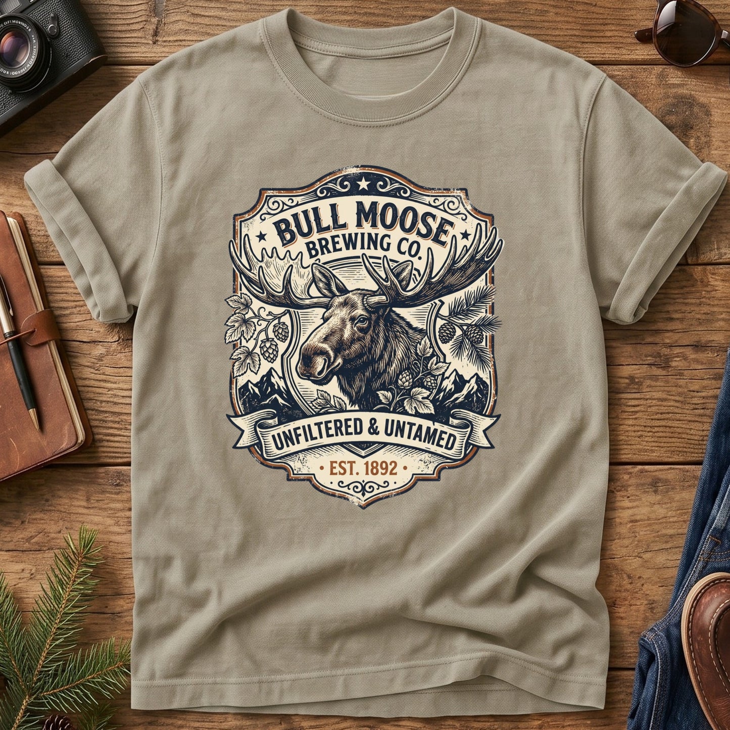 Bull Moose Brewing Co Tee