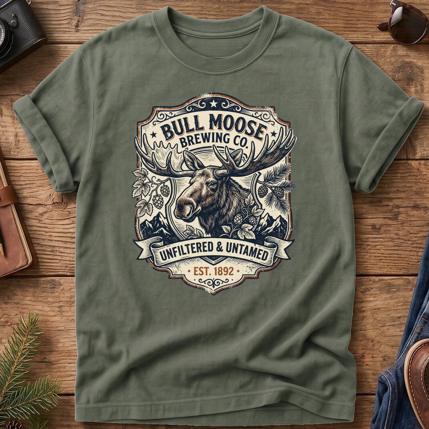 Bull Moose Brewing Co Tee