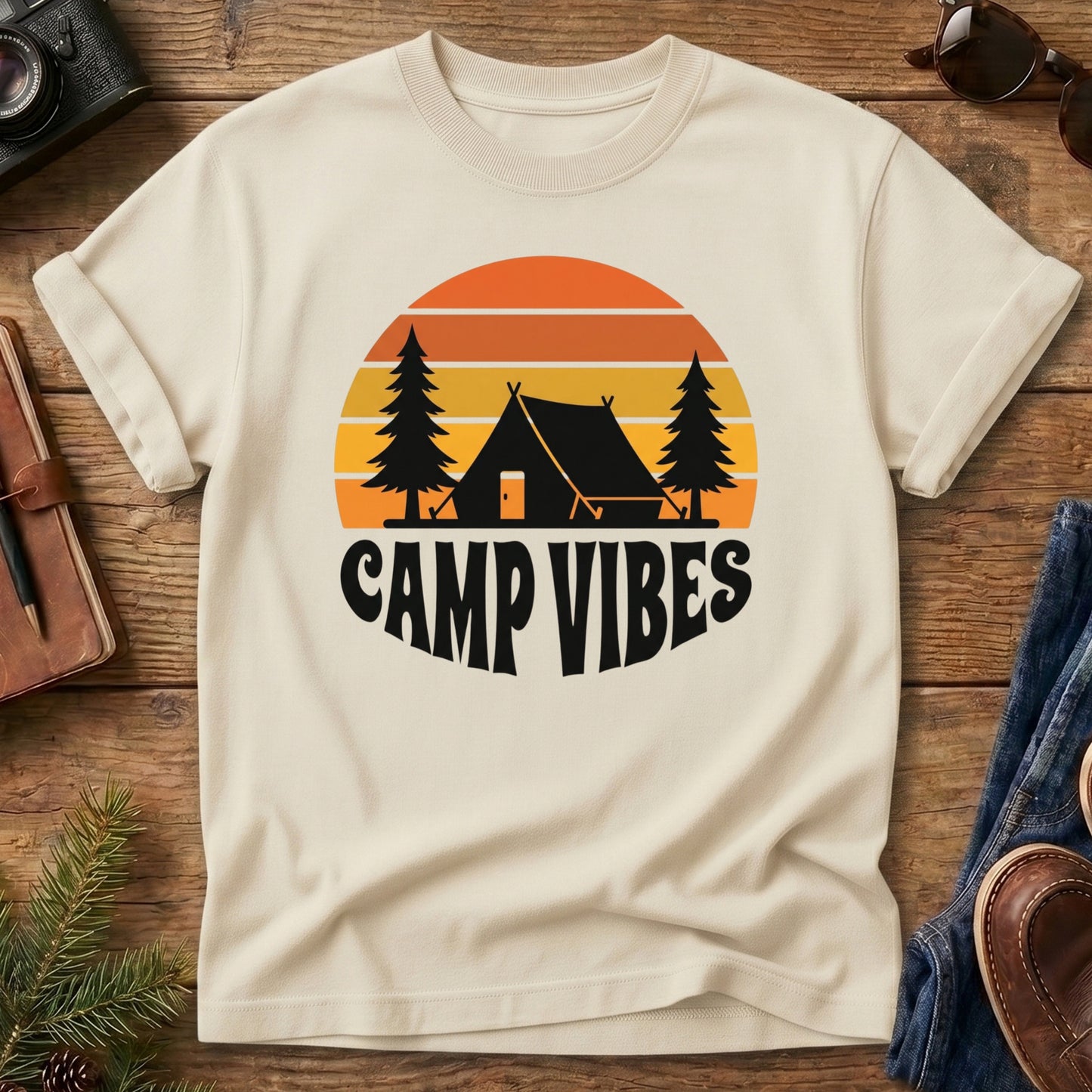 Camp Vibes Camping Tee