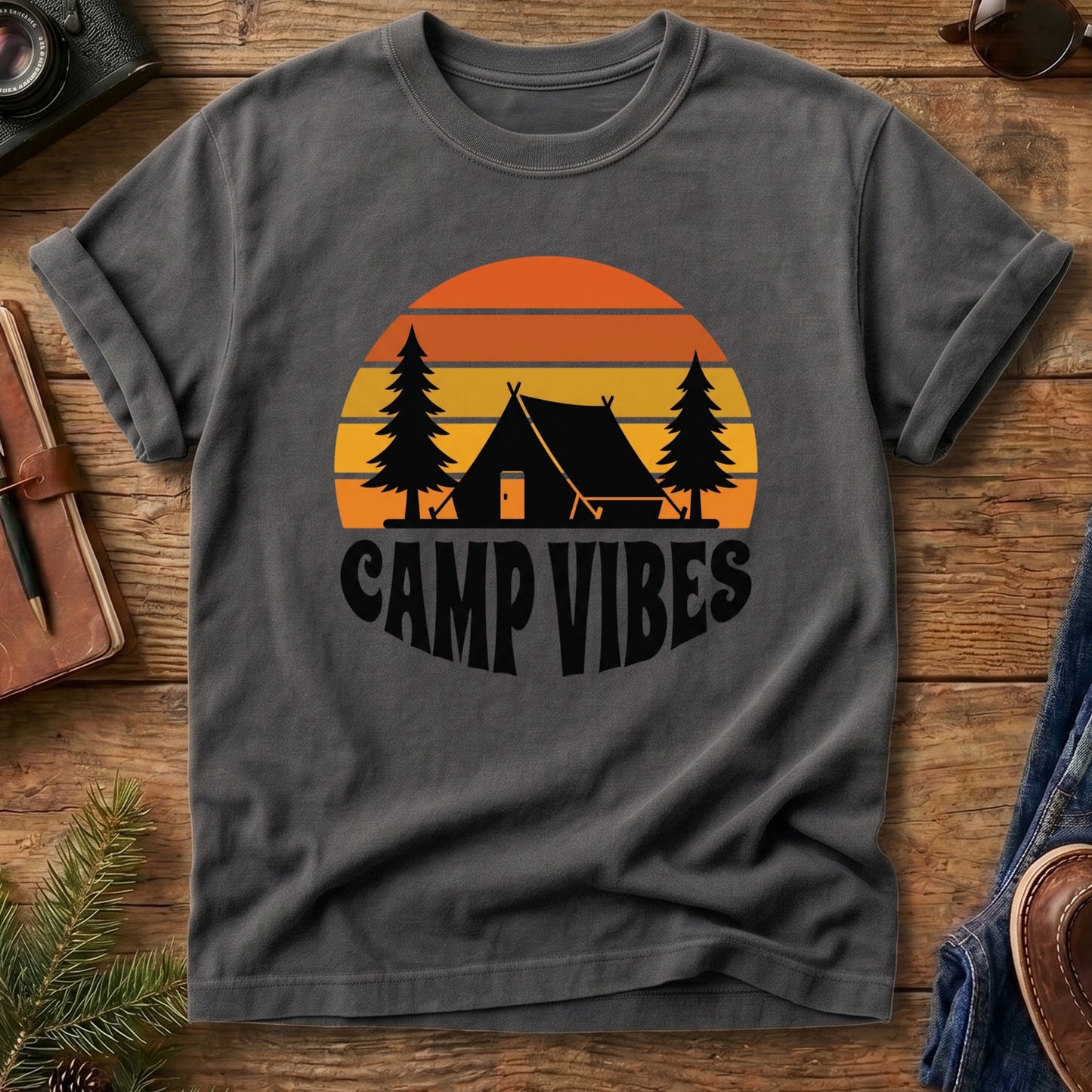 Camp Vibes Camping Tee