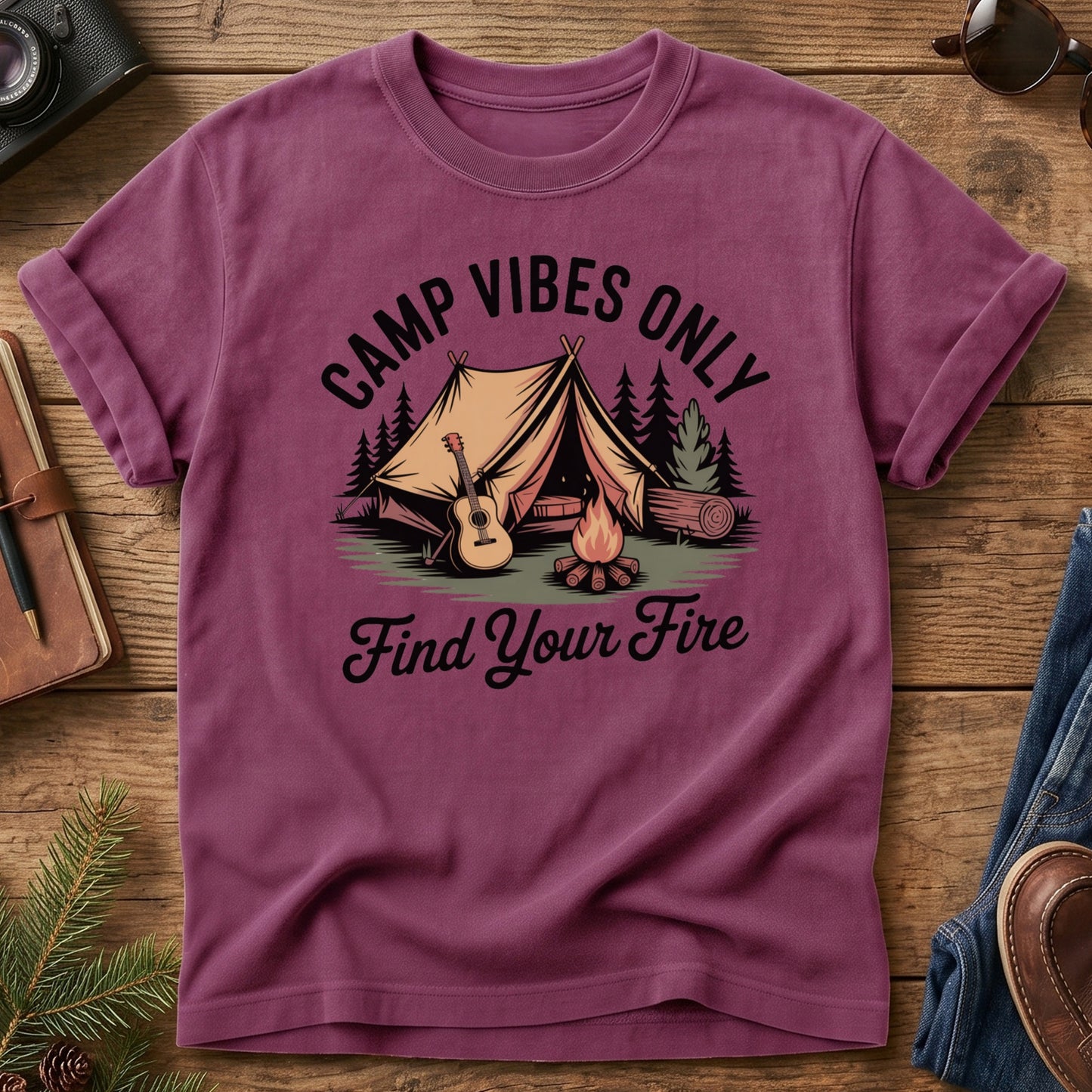 Camp Vibes Only Tee