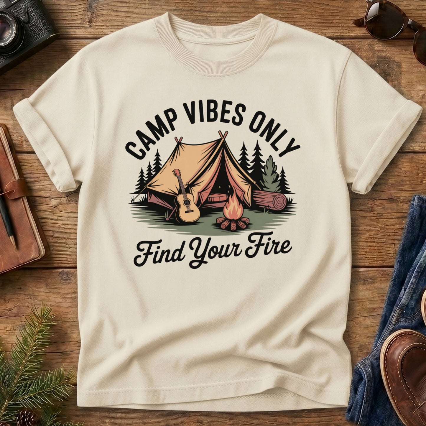 Camp Vibes Only Tee