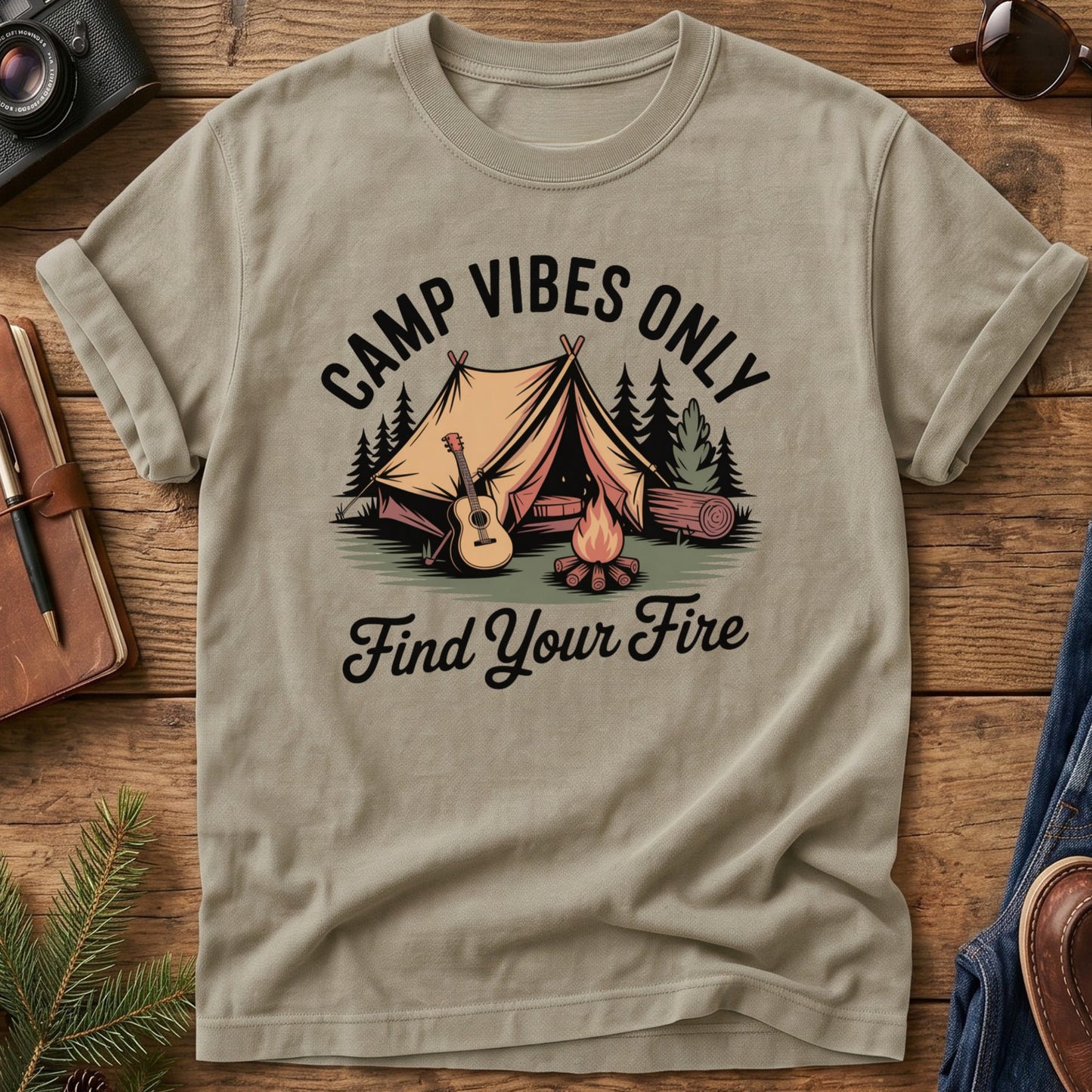 Camp Vibes Only Tee