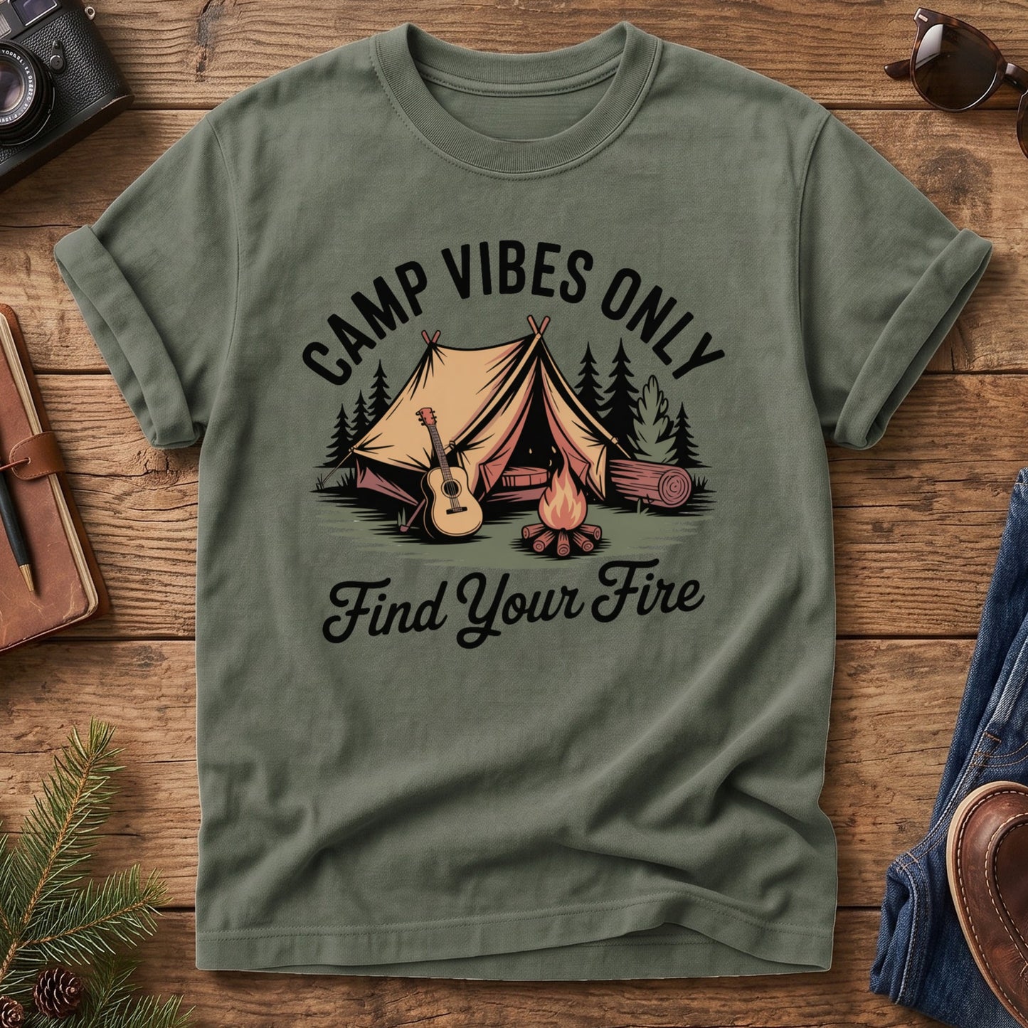 Camp Vibes Only Tee