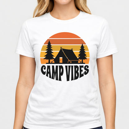 Camp Vibes T-Shirt — Retro Outdoor Camping Tee
